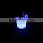 Fashionable rechargable led flower pot/Led round flower pot/Small led flower pot