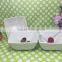 China Manufacturer stocked White Porcelain Square Dish/food dish/rice dish