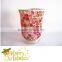 Fabulous Large Wedding Vase Red Yellow Glass Decorative Goblet Blown Mosaic Glass Vases