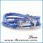 Wholesale Paracord Handmade Rope Wristband Anchor Bracelet with 2mm Rope