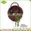 Custom fashion new natural handmade wicker hanging flower basket wholesale decorated your garden