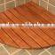 The bathroom mat