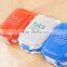 Colorful plastic 3 layers RECTANGLE portable travelling Mini pill box 8 day