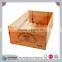 high quality wholesale vintage solid unfinished cheap stackble wooden wine crates for sales