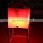 Infrared remote control wedding led wine cube shelf