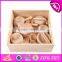 2017 New Design Preschool Toddlers Natural Wooden Dinner Set Toys W10B178