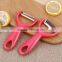 Plastic handle good quality stainless steel vegetable and fruit peeler