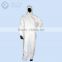 Disposable microporous waterproof coverall,Microporous coverall Disposable coverall of different size