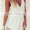 Newest High Fashion V-neck Sexy short Chiffon lady Girls' Dresses casual sleeveless women plus size summer dress for women