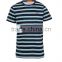 2016 men's new design cheap striped polo shirt