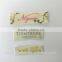 2014 Polyester Satin Printed Brand Garment Care Label