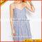 2017 New style sleeveless Ventilation summer cover up beach dress