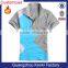 Splicing Fabric 100% Double Pique Cotton Custom Polo Shirt