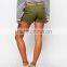 personalized wholesale women belted cargo shorts on sale