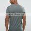 High Quality Custom Short Sleeve Crew Neck Grey Green Men's 100% Soft Cotton 180gsm Comfort Fit Casual Blank Design T-Shirt