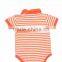 Short sleeve bodysuit with collar