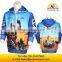 OEM travel hoodie, with personalized printing & embroidrery