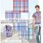 latest fashion designer button down shirt gingham plaid shirt