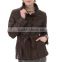 High Quality Women Brown Leather Jacket
