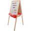 Trade assurance high quality folding wooden artist painting easel stand with blackboard wholesale