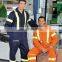 Mens 100% cotton safety uniform construction workwear multi colours fireproof work clothes