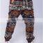 Men Chic Male Sports Jogger Slacks Harem Hip Hop Floal Cotton Loose Trousers Pants