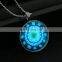 Turntables Shape New Fashion Glowing Necklace Wolf Moon Necklace, Moon Glow in the Dark,Glowing Jewelry