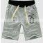 Custom tapered gym shorts mens knitted cotton elastic waist mens pants