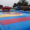 colorful soap inflatable football field