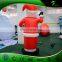 Movable Hand Waves Inflatable Santa, Outdoor LED Lighted Santa Claus Christmas Decoration