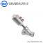 DN50 Double Acting Stainless Steel Pneumatic Water Control Angle Seat Valve