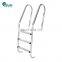 3 Step Stainless Steel Pool Ladder With Handle