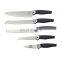 Wholesale money plastic handle 5pcs stainless steel kitchen knife set