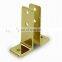 High quality product sheet metal parts Corner Bathroom Bracket Brass Shelf