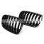 Front Bumper Kidney Sport Grille Grill Glossy Black 07-13 for BMW E70 E71 X5 X6