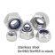 The high quality DIN982 stainless steel self lock nut nylon clinching M5 press hex nylock bolts nuts