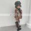 autumn winter baby girls leopard pu leather jacket fashion baker jacket wholesale casual children outfit