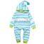 Newborn cute striped rompers Baby Boys Girls Hooded Romper Jumpsuit