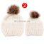 MY Miyar Mother Baby Daughter Son Beanie Knitted Hat Custom Winter Beanie Hats Warm Knit Wool Winter Hat