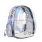 HQP-WC057 HongQiang  Laser transparent pet backpack portable out bag multi-function cat bag space capsule pet bag