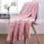 Dusty Rose Home Fashion SOFT PINK fake Faux Fur Sherpa Throw Blanket