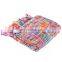 High Quality Tropical Style Multi-Color Rainbow Throw Blanket 63" X 49"