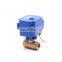 2/3 wires  DN15 dn20 DN32 2way  control electric brass plastic ss304/316 motorized ball valve