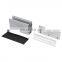 Floor mounted frameless aluminium balustrade glass railing aluminum u channel profile