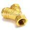 2'' npt low-pressure brass y-strainer