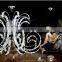 Newly Luxury Unique Design Octopus Shape Led Modern Ceiling Lamp Crystal Chandelier Lighting