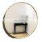 Hot selling modern wall mounted gold frame round mirror decoration mirror