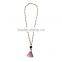 New Fashion Nature stone tassel necklace DIY fashion teen girls necklace