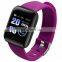 2022 cheapest price smartwatch 116plus smart bracelet IP67 waterproof heart rate blood pressure Fitness Activity Tracker Watch