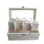 Hot Sale Custom Unfinished Wooden Box Compartments For Tea